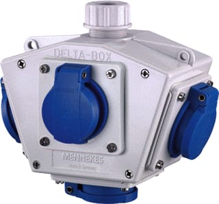 Mennekes - DELTABOX CEE-contactdoos combinatie 92602