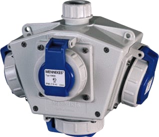 Mennekes - DELTABOX CEE-contactdoos combinatie 91395