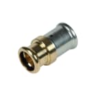 Henco - 36P Fitting met 2 aansluitingen Overgxkoper+Pbuis 20X18