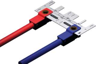 Henco - WBP Muurplaat Walbx 2P Bl/R 1/2Fx16Schr