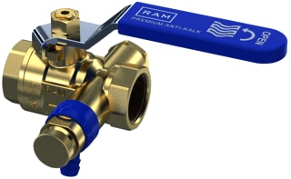 Raminex - S.28 Premium Kogelafsluiter Kogelkr/P Dn15 1/2Bi+Aft