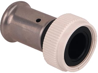 Henco - 26PK Fitting met 2 aansluitingen Persk Vl Dich 20X3/4
