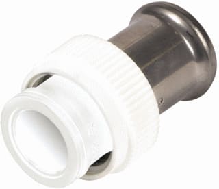 Henco - 26PKW Fitting met 2 aansluitingen persk war vl dich 20x3/4