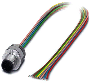 Phoenix Contact - Ronde connector, inbouw (met kabel) s/a chassdl saccecms8conm