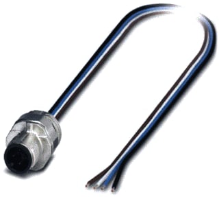Phoenix Contact - Ronde connector, inbouw (met kabel) s/a chassdl saccecms4conm