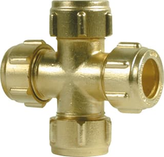 Conex Bänninger - Sanbra Fitting met 4 aansluitingen Kruisstuk 22Mm