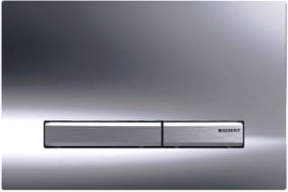 Geberit - Sigma50 Bedieningsplaat spoelsysteem Bed Pan Sq Chr