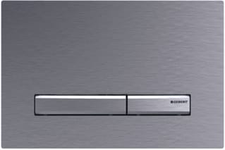 Geberit - Sigma50 Bedieningsplaat spoelsysteem Bed Pan Sq Chr