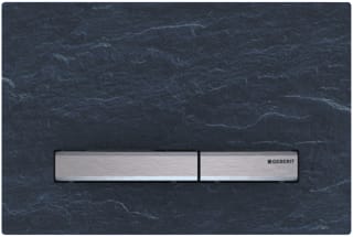 Geberit - Sigma50 Bedieningsplaat spoelsysteem Bed Pan Sq Chr/Sch