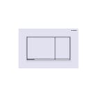 Geberit - Sigma20 Bedieningsplaat spoelsysteem Bed Pan Sq Mwt