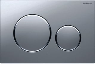 Geberit - Sigma20 Bedieningsplaat spoelsysteem Bed Pan Rnd Mchr