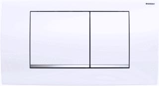 Geberit - Twinline Bedieningsplaat spoelsysteem Twinline30 2 Toets W/Ch/W