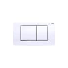 Geberit - Twinline Bedieningsplaat spoelsysteem Twinline30 2 Toets W/Ch/W
