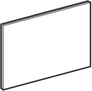 Geberit - Sigma80 Toebeh./onderd. badkameraccessoires Bed Pan Sq Zw