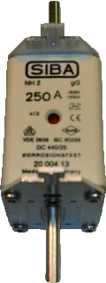 Siba - Smeltpatroon (mes) Mespatroon Din2 250A