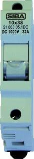 Siba - Houder voor cilindrische zekering 5106305.1Dc