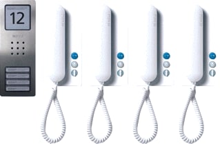 Siedle - Deurintercom-set Ca 812-4 E/W Audio Set