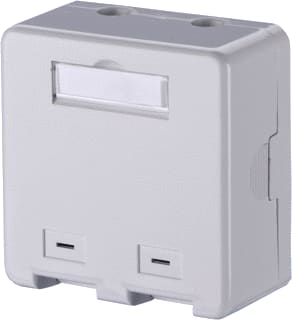 Metz Connect - PDE9D Datacontactdoos twisted pair Keystone Wall Outlet Ap