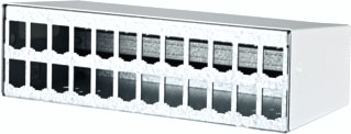 Metz Connect - PCE4P Front-/patchpan. leeg kast/lessenr 130861-2402-E