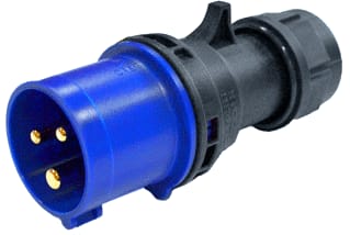 Ratio Electric - Components CEE-contactstop Cee Plug 2P+E 32A 250V