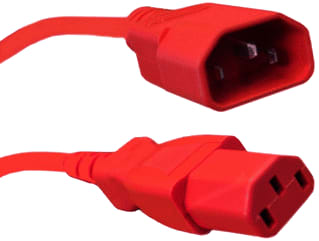 Ratio Electric - Jumper cord Aansluitleiding Aansl C14-C13 2M Rd