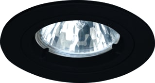 Norton - HLV-A Inbouwspot voor ledbron Downlight/spot/schijnwerper Zwart Gu10