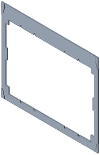 ABB - EasyLine XLP Toeb./onderd. laagsp.-schakeltechn. Flens Voor 2Xxlp00 Sj