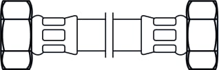 Neoperl - Neoflex Flexibele metalen aansluitslang Flex.Sl/13 3/4X3/4 200Cm
