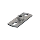Flamco - Grondplaat voor beugelbevestiging Fast Grondplt Gp 1/2X80X30 Rvs