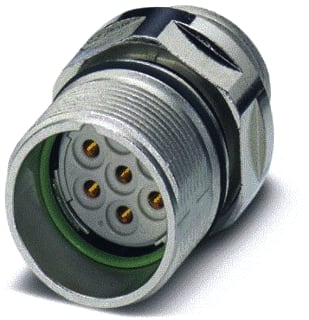Phoenix Contact - Ronde connector, inbouw (z/kabel) 1624045