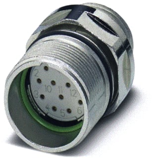 Phoenix Contact - Ronde connector, inbouw (z/kabel) 1624051