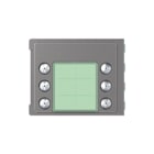 Bticino - Sfera Robur Montage-element voor deurstation Frontpl 6 Oproepen Robur