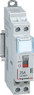 Legrand - LEXIC DIN Installatiehulpschakelaar modulair Relais 2No 25A 230Vac