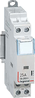 Legrand - LEXIC DIN Installatiehulpschakelaar modulair Relais 2No 25A 24Vac