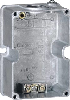 Legrand - Hypra CEE-toestelcontactdoos opbds staal 16a 3p