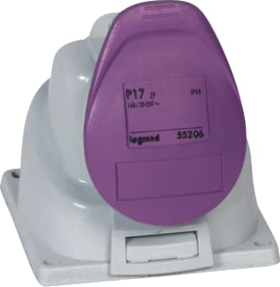Legrand - P17 Tempra CEE-contactdoos combinatie P17 Opb Wcd 20/25V 16A 2P