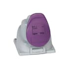 Legrand - P17 Tempra CEE-contactdoos combinatie P17 Opb Wcd 20/25V 16A 2P