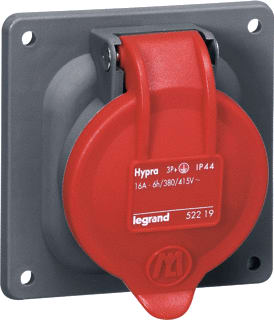 Legrand - Hypra CEE-wandcontactdoos Wcd Cee Inb Schn 3P+N