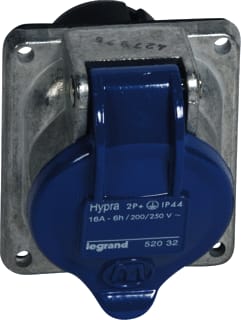 Legrand - Hypra CEE-contactdoos, aanbouw inb wcd 230v 16a 2p