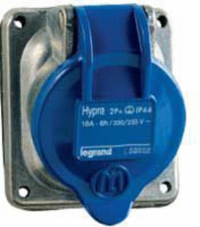 Legrand - Hypra CEE-contactdoos, aanbouw inb wcd 230v 16a 4p hypra