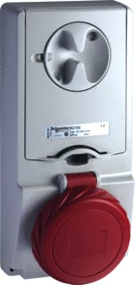 Schneider Electric - CEE-cont.doos uitschak.baar, bevei. cee inbouwwctd vergrend 32a