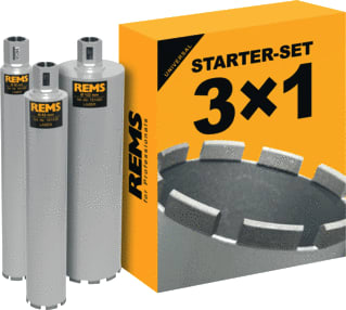 REMS - UDKB LS Dozenboor Udkb-Ls Set 62-82-132