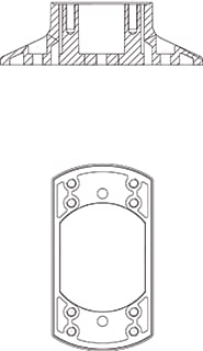Rittal - CP Draagarmkoppeling vr kast/lessenaar Adapter 130 Grd 6212500