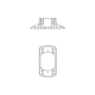 Rittal - CP Draagarmkoppeling vr kast/lessenaar Adapter 130 Grd 6212500