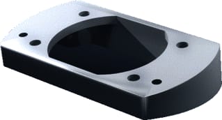 Rittal - CP Draagarmkoppeling vr kast/lessenaar hoekadap. schuine 6206440