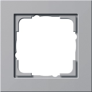 Gira - E2 Afdekraam schakelmateriaal Afdkrm 1V Grijs Mat