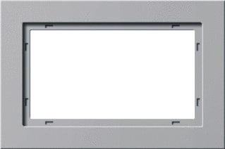 Gira - E2 Afdekraam schakelmateriaal Afdkrm 1½V Grijs Mat