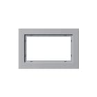 Gira - E2 Afdekraam schakelmateriaal Afdkrm 1½V Grijs Mat