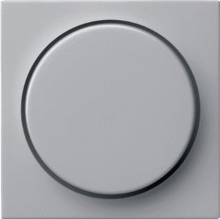 Gira - Systeem 55 Bed.element / centr.pl. schakelmat. Afd Knop Dim+Potm S55 Gr