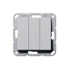 Gira - Drukcontact Systeem 55 WIPDRUKC BS 3-V MAAKC GR
